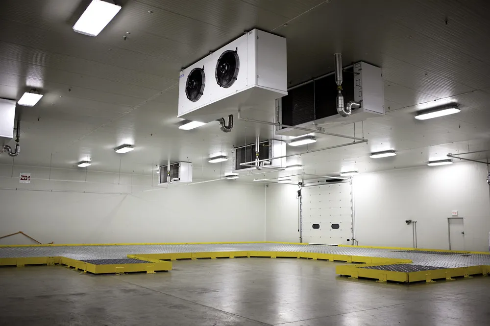 Cámara de refrigeración con muros de panel para cuarto frío