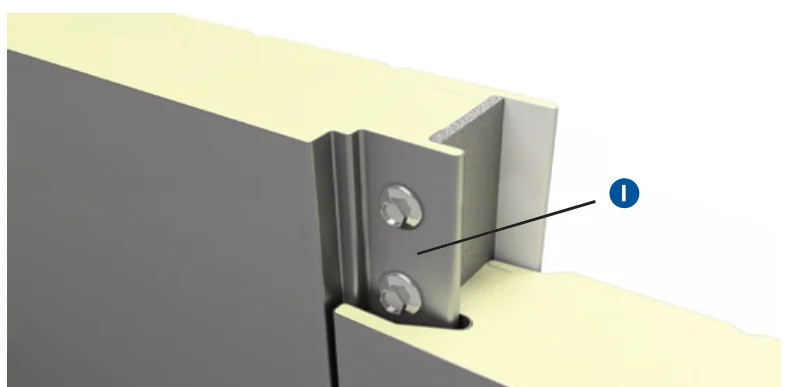Sistema de fijación oculta del panel Superwall Flat