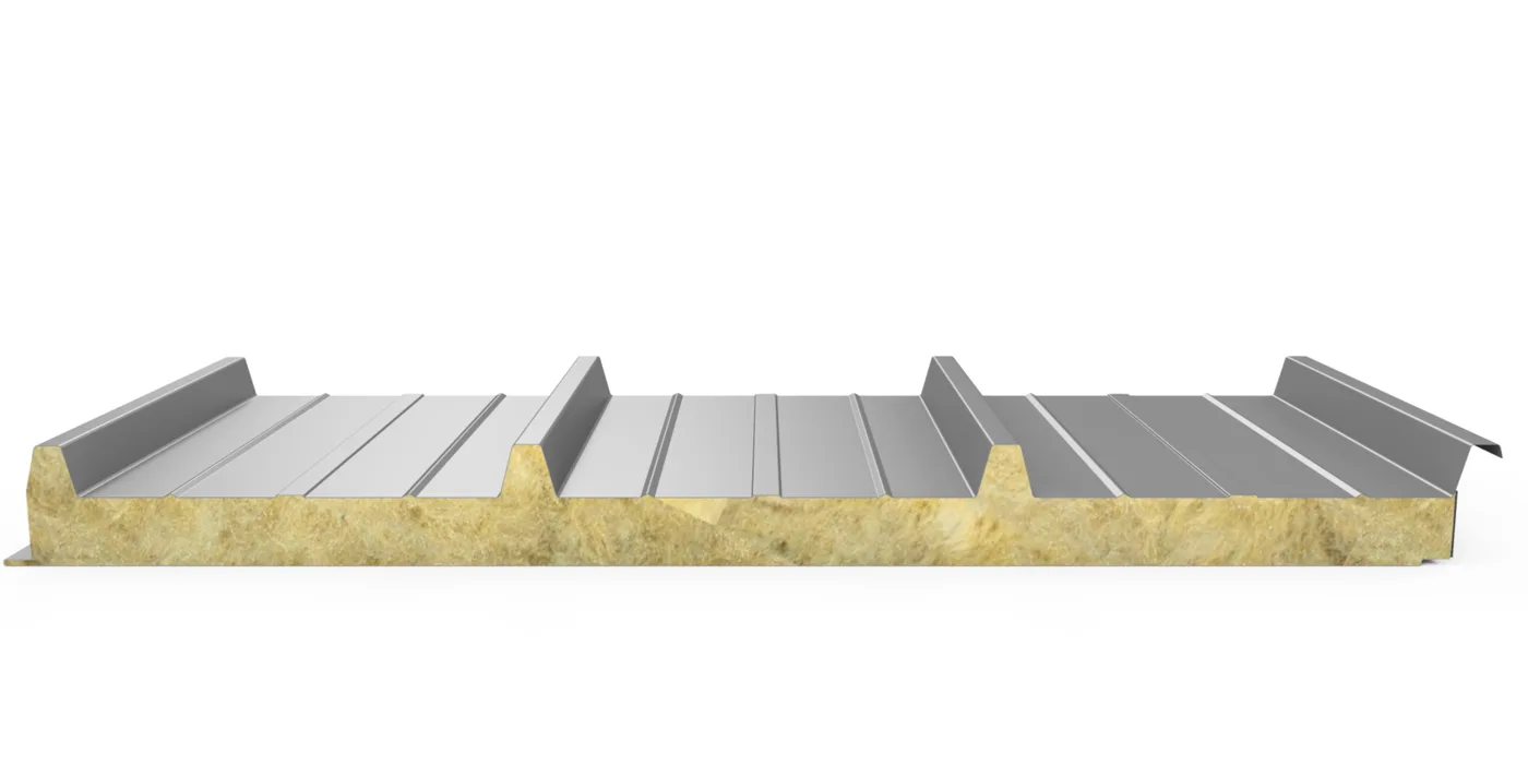 Hipertec Roof: panel de lana de roca para techo