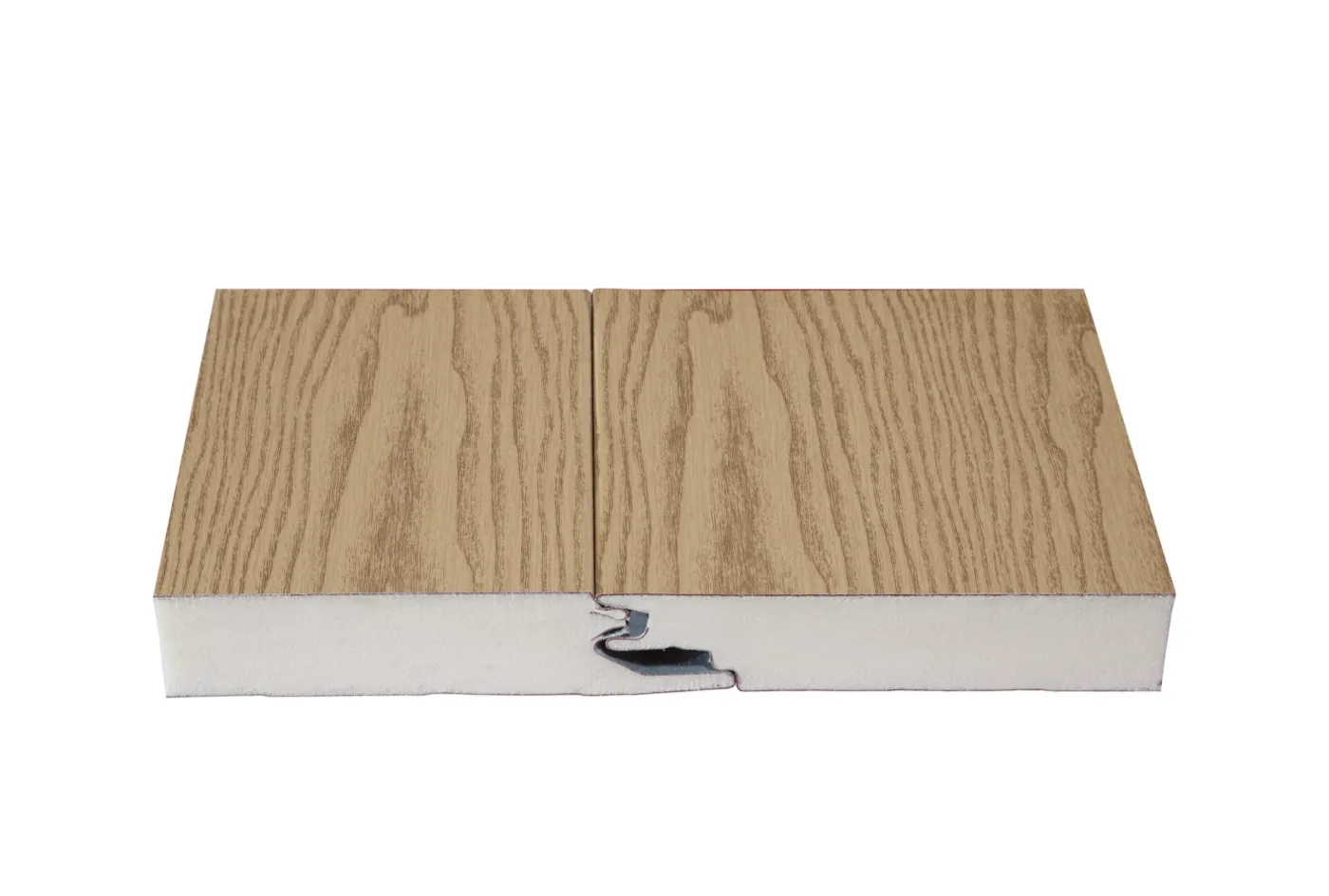 Metwood, panel sándwich tipo madera para muro, vista 3